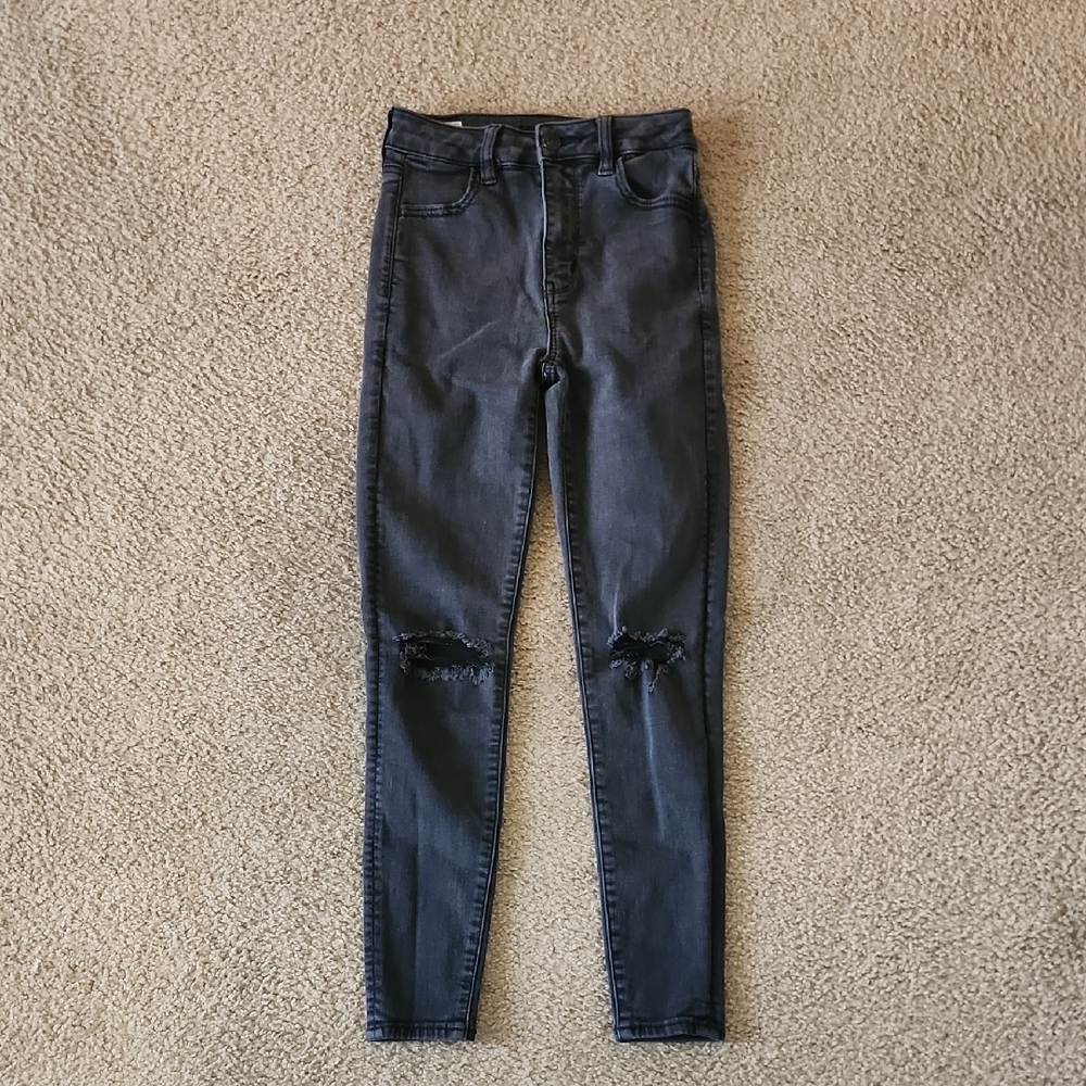 American Eagle Outfitters High Rise Black Jeans